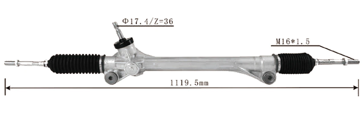 Crémaillères de direction — Toyota Highlander / Kluger 2008–2013 — 45510-0E020 / 45510-0E030 / 45510-48010