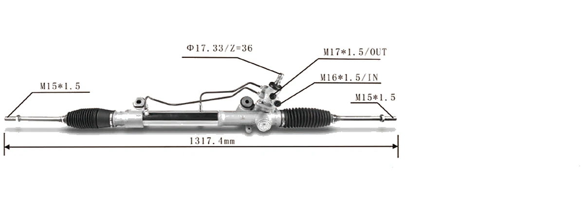 Steering racks — Toyota Hilux 2WD 2005–2015 — 44200-0K080 / 44200-0K020 / 44200-0K510