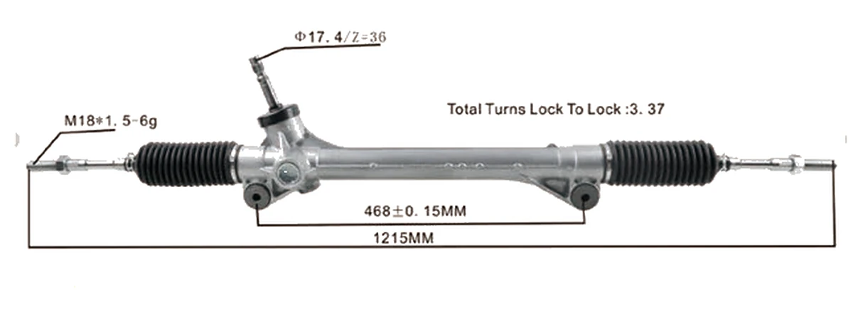 جير التوجيه — Toyota Sienna ASL30 / GSL35 — 45510-08010