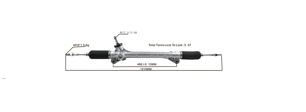 Cremalleras de dirección — Toyota Sienna GSL30 — 45510-08020