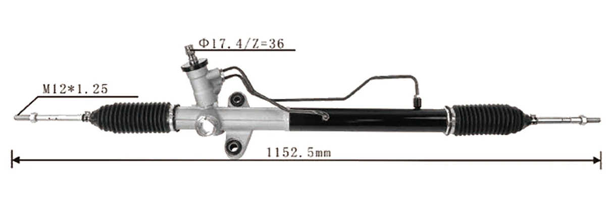 Crémaillères de direction — Toyota TownAce / LiteAce 2008–2020 — 44200-BZ142
