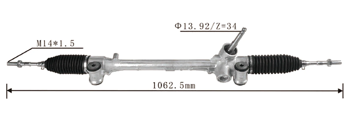Steering racks — Toyota Vitz / Yaris / Belta 2005–2012 — 45510-52040 / 45510-52030 / 45510-52170