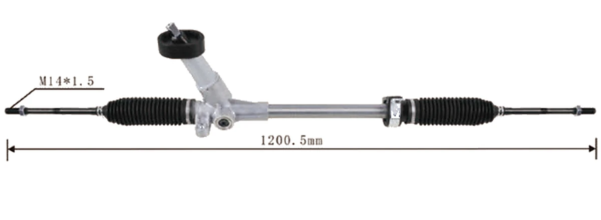 Cremalleras de dirección — Volkswagen Gol G5 / Saveiro / Voyage — 5U1419055C / 15151149S / 15151150S