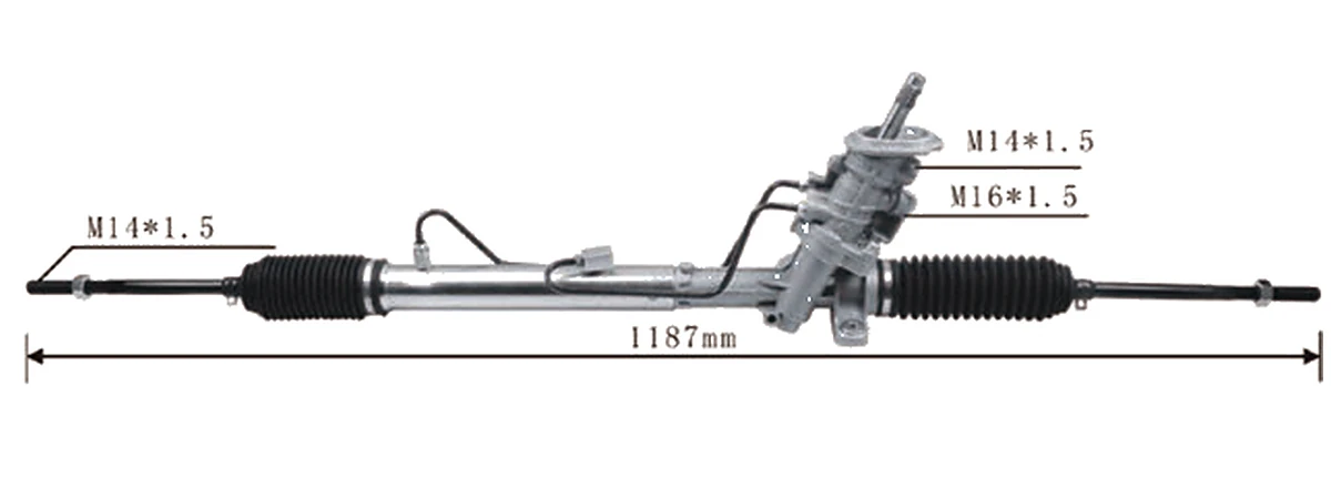Steering racks — Volkswagen Lupo / Polo 1.6 / 2.0 2003–2009 — 5Z1422055